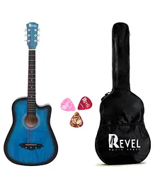 REVEL RVL-38C LGP BLS Acoustic Guitar Kit- Blue
