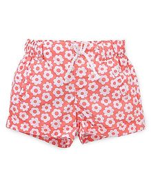 Pumpkin Patch Shorts Floral Print - Peach Pumpkin Patch Shorts Floral Print - Peach