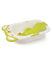Luv Lap Bathtub with Baby Bather - Green & White