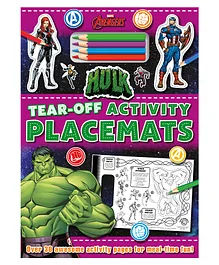 Marvel Hulk Tear-Off Activity Placemats - English