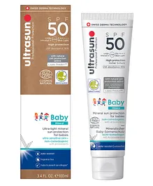 Ultrasun Baby & Kids Mineral Sunscreen Lotion SPF50 - 100g