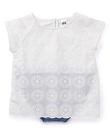 Spring Bunny Flutter Onesie - Off White Spring Bunny Flutter Onesie - Off White