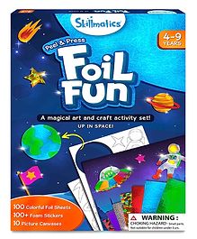 Skillmatics Art & Craft Activity Unique & Sparkly Space Themed Pictures Pack of 10 - Multicolour