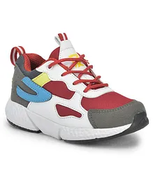LIBERTY Abstract Design Sports Shoes - Maroon