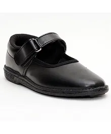 LIBERTY buckled Closure Solid School Shoes  - Black