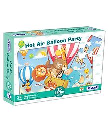 Frank Hot Air Balloon Party Floor Puzzle 15 Pieces- Multicolor - 15204