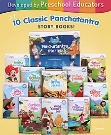 Intelliskills 10 Panchatantra Bedtime Story Book Set - English