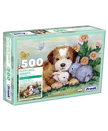 Frank Puppy & Rabbits Jigsaw Puzzle - 500 Pieces - 33923