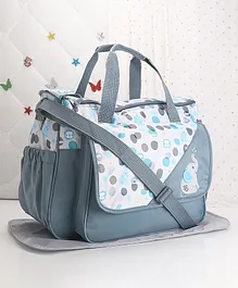 Stylish Multipurpose Mother Bag- Grey