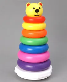 Ratnas Teddy Stacking Toy Multicolor - 9 Pieces