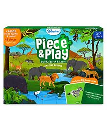 Skillmatics Floor Puzzle Game  Piece and Play Wild Animals Jigsaw Puzzle - 48 Pieces