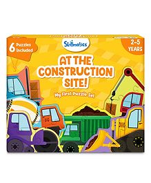 Skillmatics My First Puzzle Piece Construction Vehicles Jigsaw Puzzles - 21 Pieces