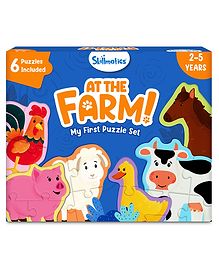 Skillmatics My First  Farm Animal Jigsaw Puzzles Set - 21 Piece