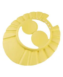Basics Merry Go Round Shampoo Hat With Ear Flaps- Yellow