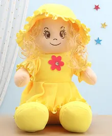 Funzoo Sitting Cherry Candy Doll with Floral Applique 35 cm - Color May Vary