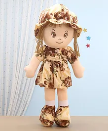 Funzoo Flower Doll Brown Soft Toy - Height 50 cm