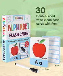 Flash Cards Alphabet 30 Double Sided - Multicolour