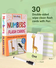 Flash Cards Numbers 30 Double Sided - Multicolour