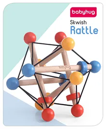 Babyhug Skwish Rattle- Multi colour