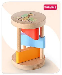 Babyhug Clacker Rolling Rattle- Multicolor