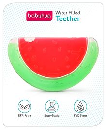 Babyhug Watermelon Filled Water Filled Teether - Red