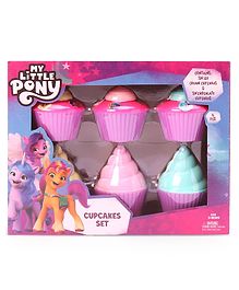 My Little Pony Cup Cake Set 6 Pieces - Multicolor