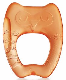 BeeBaby Owl Shape BPA Free Cooling Water Filled Teethers - Orange