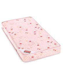 Babyhug High Density Soft Foam Baby Mattress Floral Print- Pink