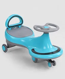 Babyhug Orbit Swing Car with Light & Music - Blue