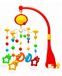 FunBlast Musical Bed Bell Cot Hanging Rotational Rattle Toy for Baby  Multicolor