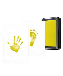 Bembika Baby Finger Print and Footprint Kit inkpad for kids   Yellow