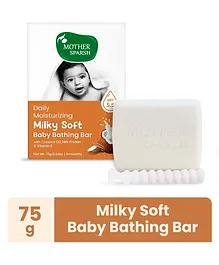 Mother Sparsh Baby Daily Moisturising Milky Soft Baby Bathing Bar - 75 g