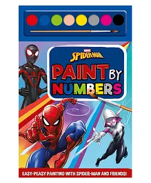 Spider-Man Paint By Numbers Colouring Book - English