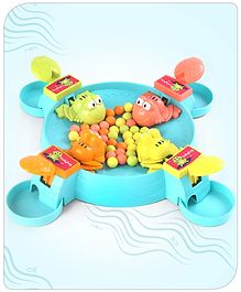 Babyhug Hungry Frog Beads Eating Board Game- Multicolor