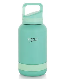 Sizzle Double Wall Vacuum Insulated Flask Water Bottle Leakproof 12 Hours Hot 12 Hours Cold Turquoise - 500 ml