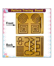 WISSEN Double Side Pattern Tracing Board with with two wooden pencils