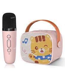 Fiddlerz Karaoke Machine with Handheld Karaoke Mics Speaker Machine for Kids Bluetooth Speaker Microphone Set - Color May Vary