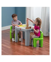 Step2 22 Mighty My Size Table & Chairs Set- Multicolour