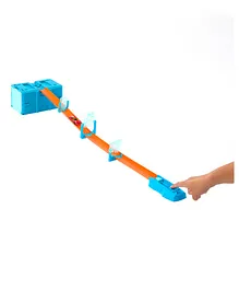 Hot Wheels Ice-Themed Track Building Set with 10 Track Pieces - Orange??