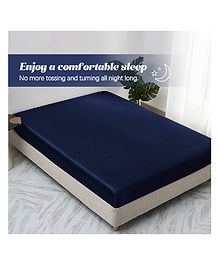 RRC Breathable &Waterproof  Mattresses Protector for Single Bed Blue