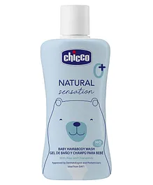 Chicco Baby Hair & Body Cleanser Natural Sensation Body Wash and Shampoo - 200 ml