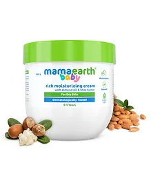 Mamaearth Baby Rich Moisturizing Cream with Almond Oil & Shea Butter - 200 g