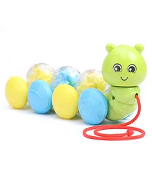 Play Nation Pull Along Caterpillar Toy - Green
