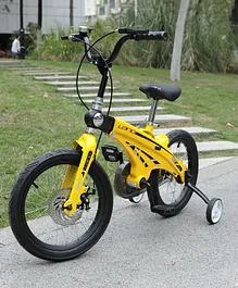 The Smart Plug and Play  Kids 14T Road Cycle-Yellow