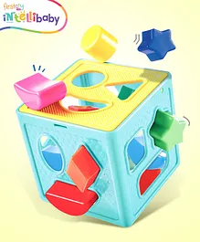 Intellibaby Premium Shape Sorter Cube- Multicolour
