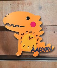 KIDOZ Dinosaur Clock orange