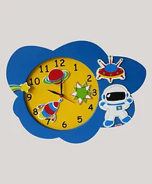 KIDOZ Space Shaped Clock BLUE