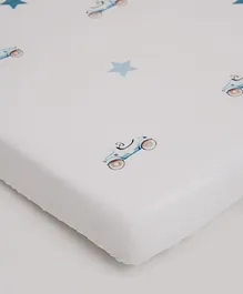 Baby Jalebi Roadster Fitted Cot Sheet