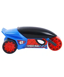 Marvel Pull Back Rider Bike SpiderMan - Blue
