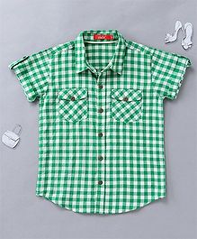 Olele Checked Shirt - Green Olele Checked Shirt - Green